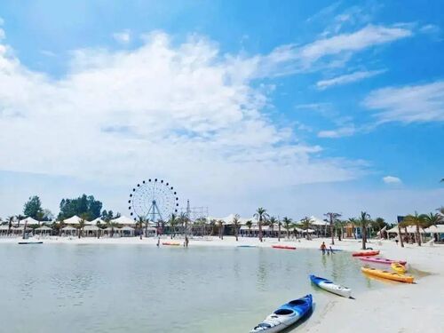 সম্পর্কে সর্বশেষ কোম্পানী কেস Artificial Lagoon | Crystal-Clear Swimming Lagoon with Beach Entry for Resorts & Hotels | Vison Waterparks