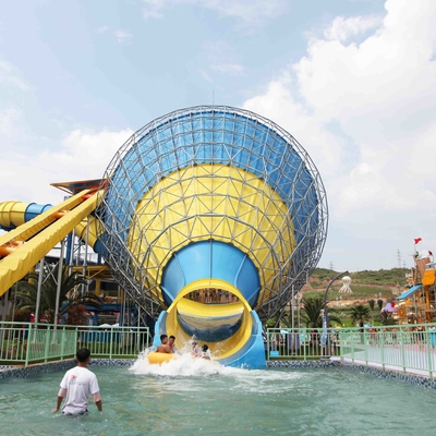 গুণ  Water Park Equipment Adult Large Water Slide 4 Persons Riding কারখানা
