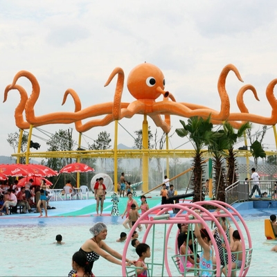 গুণ  Customized 8m Height Octopus Spray  For Aqua Water Playground Equipment কারখানা