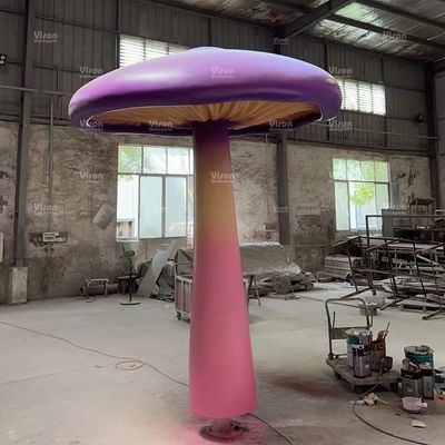 গুণ  Fiberglass Vison Waterparks Playground Equipment Spray mushroom Aqua Play For Amusement Park Games কারখানা