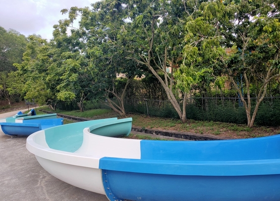 মাল্টি লেন টাইপ স্পাইরাল ফাইবারগ্লাস ওয়াটার স্লাইড কাস্টমাইজড