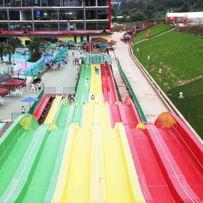 Theme Park Custom Highspeed Water Slides for Adults ,Colorful Water Slides for Giant Aqua Park