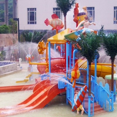 ওয়াটার পার্ক উপকরণ, কিডস রাইডারমেন্ট 50 রাইডার্স 17.5 * 11 * 7 মি