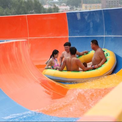 High Speed Big Fiberglass Water Slides At Water Parks , 360 persons / h