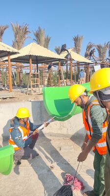 পাঁচ তারকা হোটেল রিসোর্ট ফাইবারগ্লাস অ্যামিউজমেন্ট পার্ক রিসোর্ট ওয়াটার স্লাইড সহ