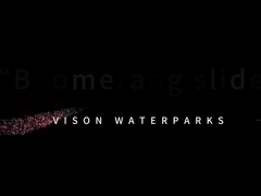 আউটডোর কাস্টম ওয়াটার স্লাইড, বিনোদন পার্ক বুমেরাং অ্যাকোয়া স্লাইড ২ জনের জন্য