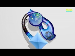 অ্যাডাল্ট ফাইবারগ্লাস ওয়াটার স্লাইড গ্যালভানাইজড কার্বন ইস্পাত ফ্রেম কিং কোবরা ওয়াটার পার্কের জন্য স্লাইড